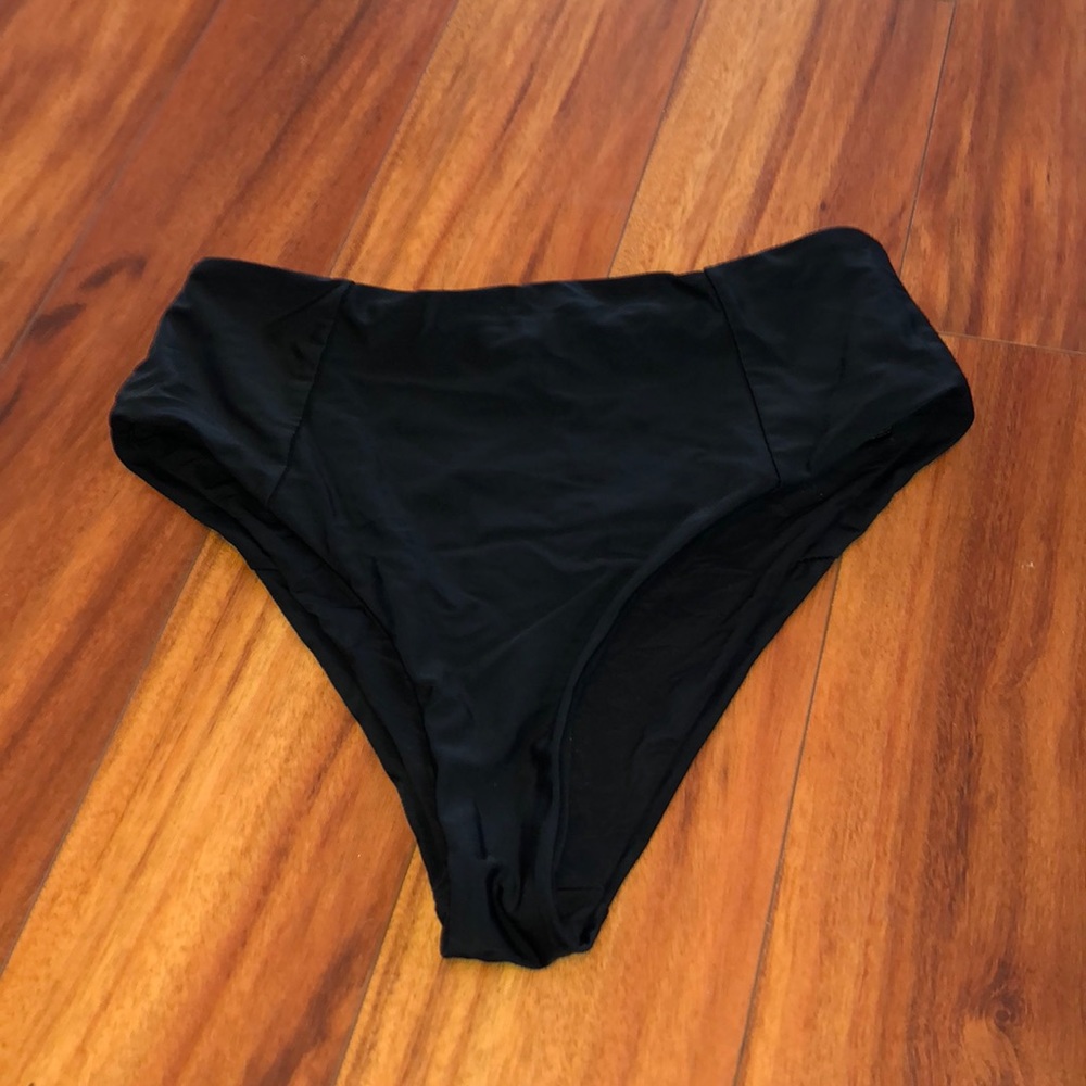 Kendall & Kylie Black Bathing Suit Bottom